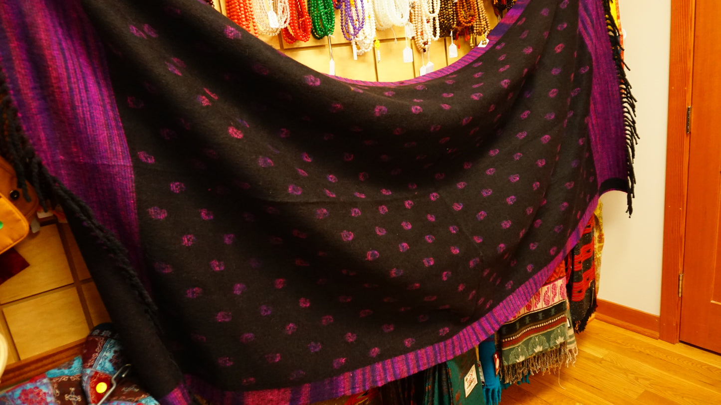 Large Heavy Weight Himalayan Woolen Shawls.