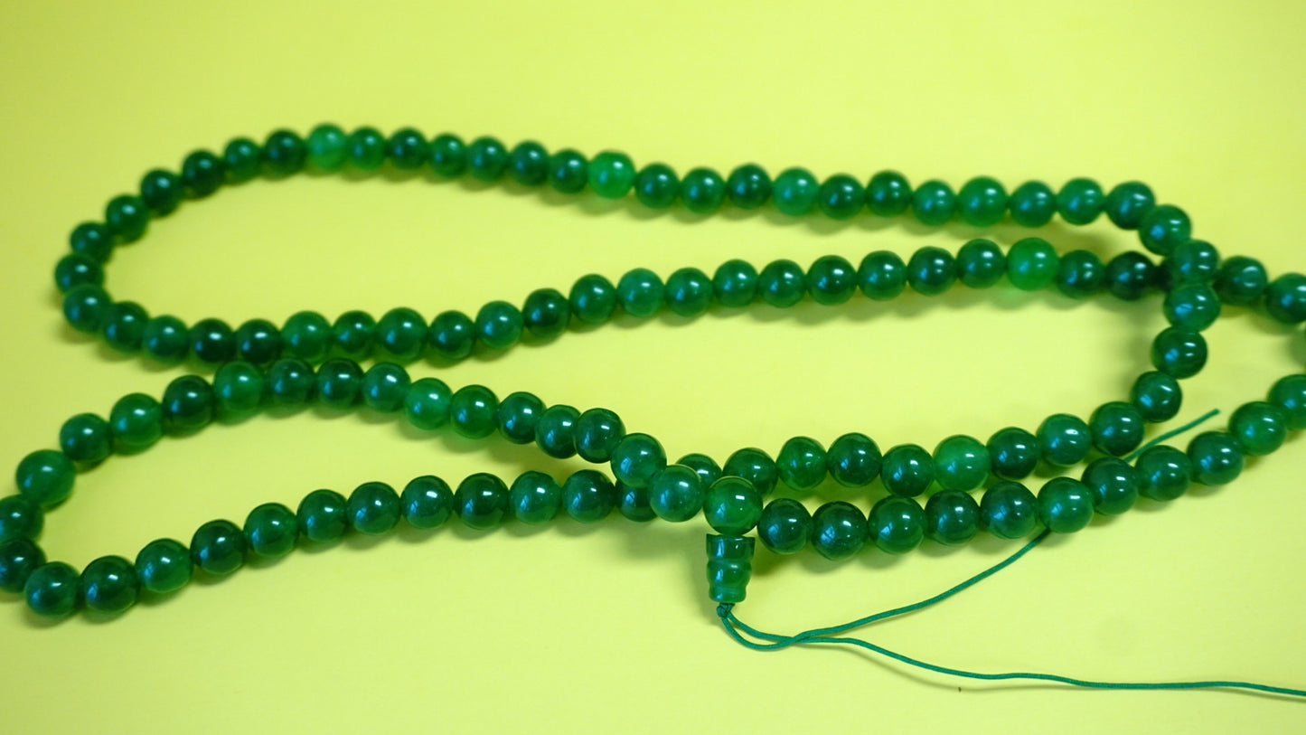 Large Green Assorted Lapis Mala.