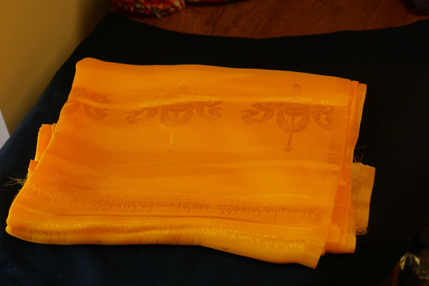 High Quality Tibetan Golden Khatag.