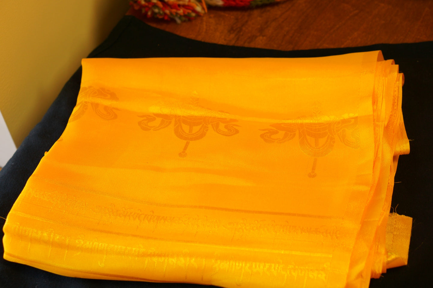 High Quality Tibetan Golden Khatag.