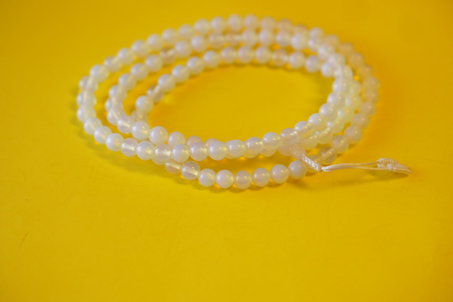 Beautiful light Blue Glass Mala