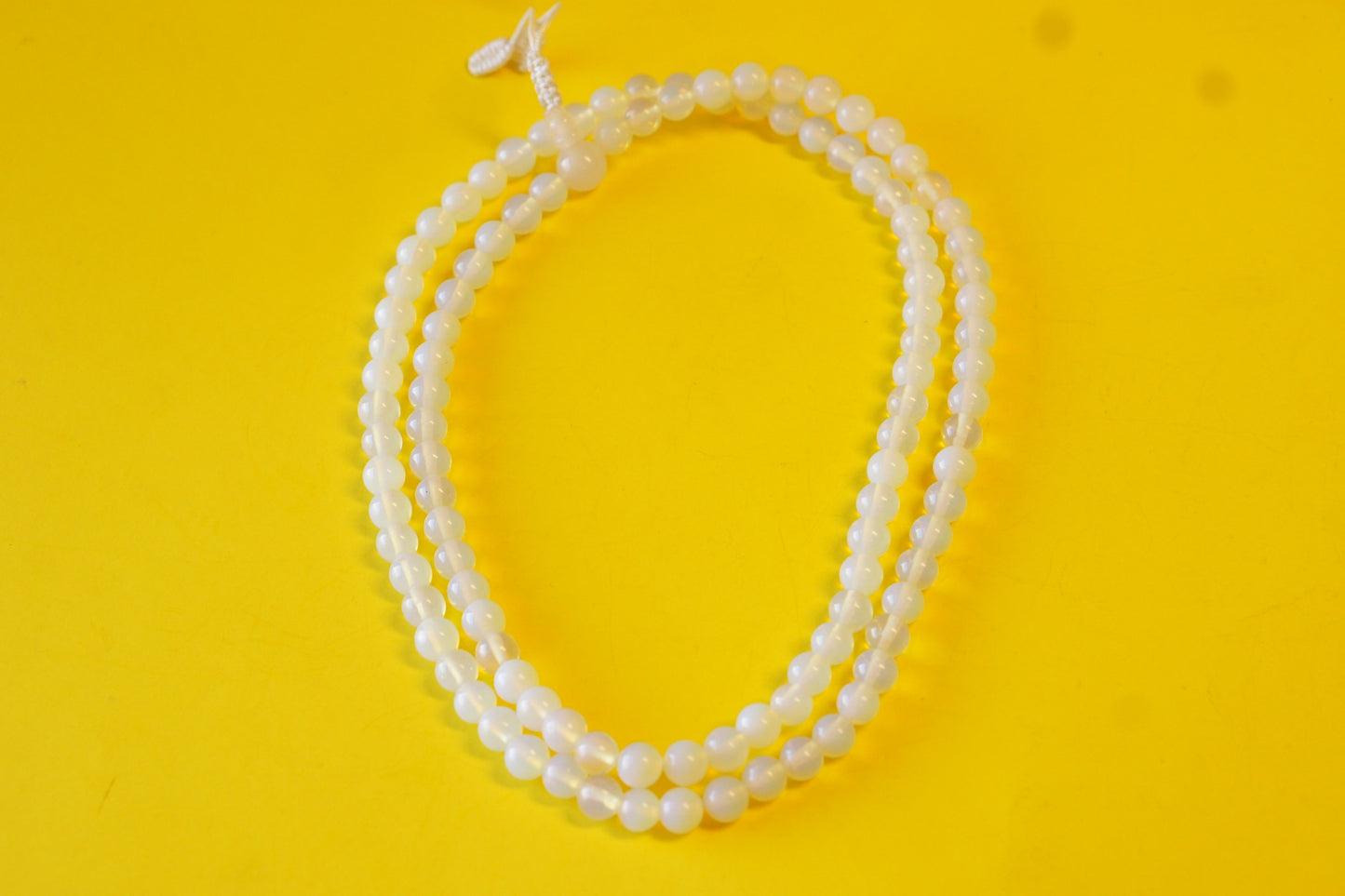 Beautiful light Blue Glass Mala