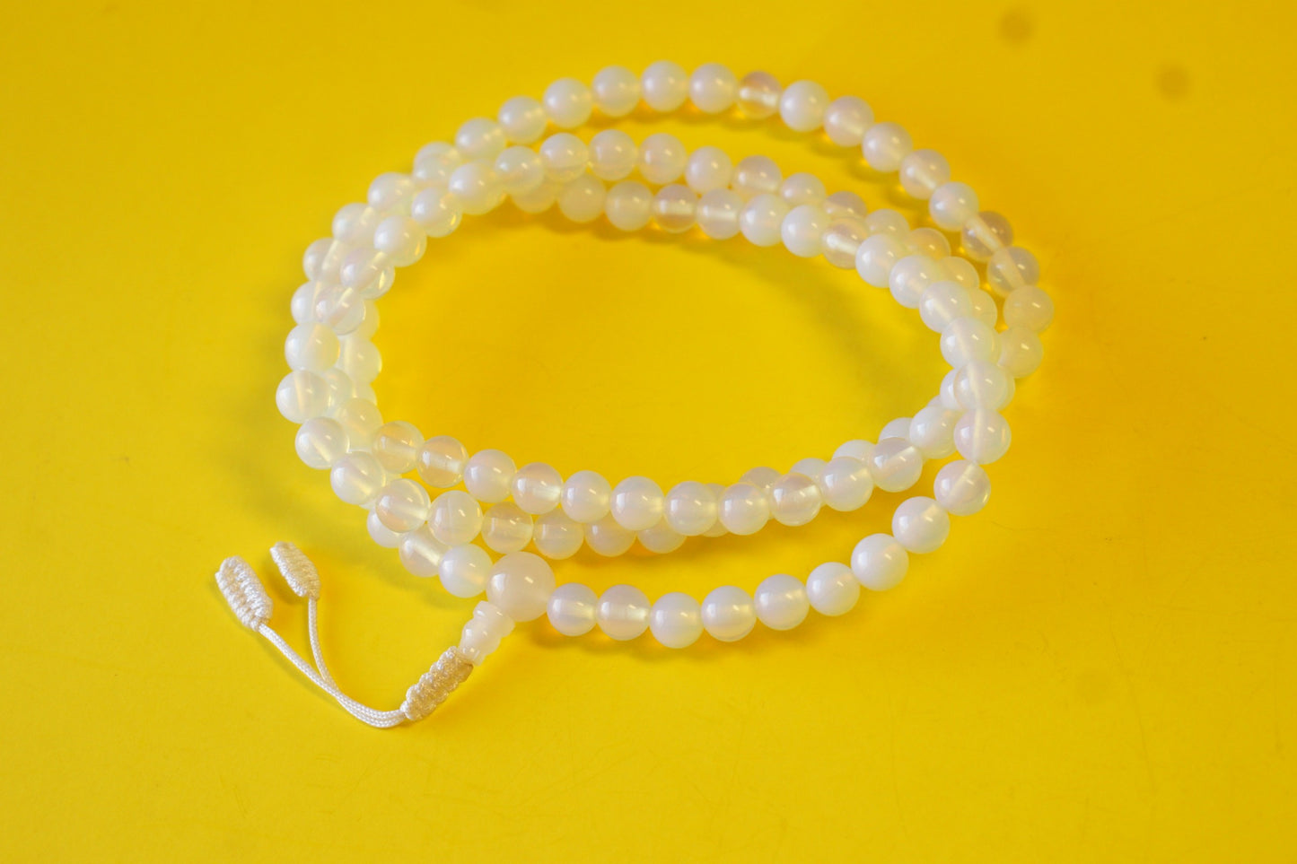 Beautiful light Blue Glass Mala