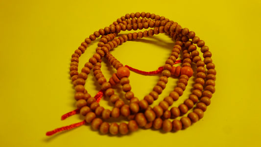 Smal Tan Wooden Beads