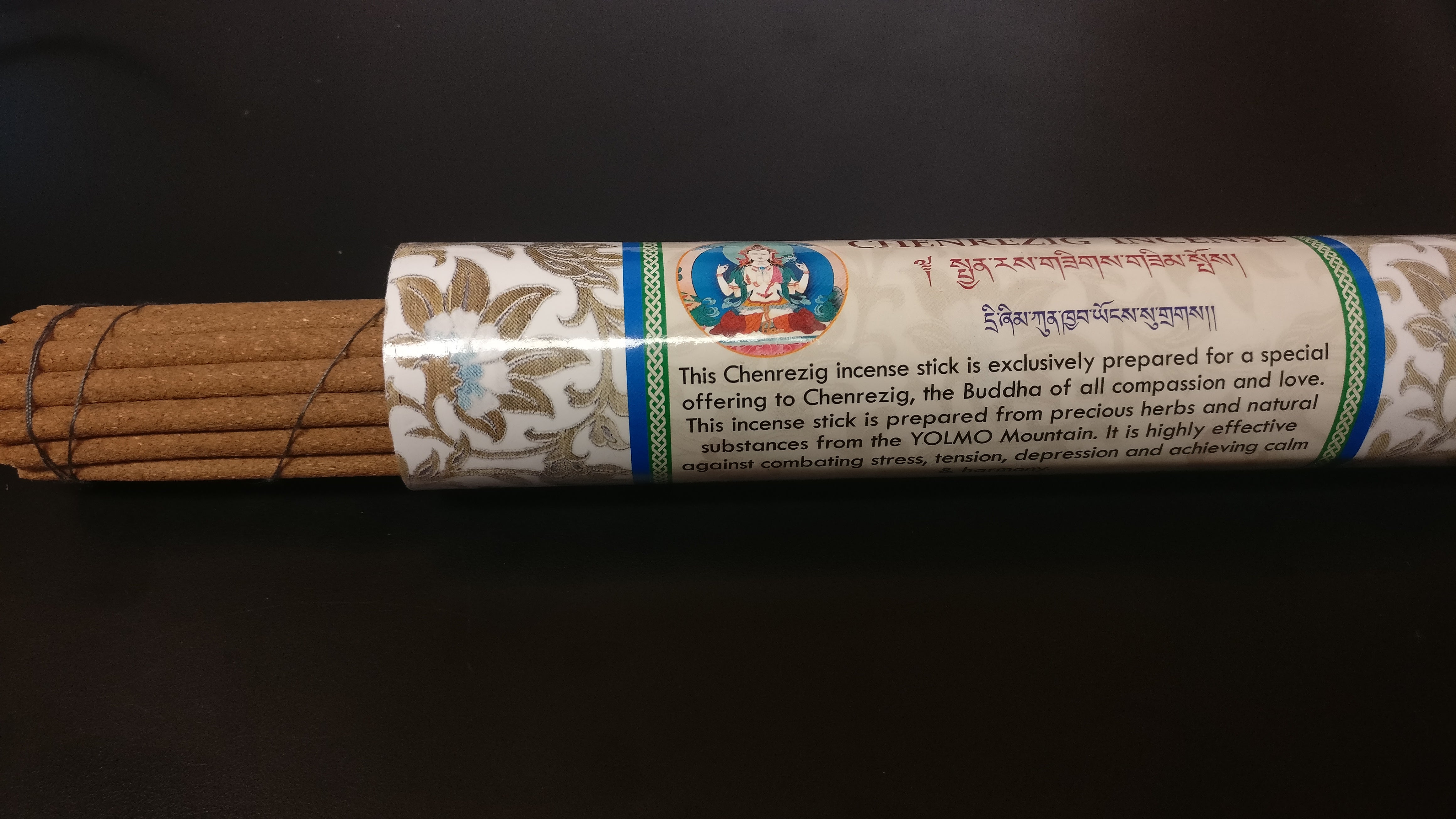 Large Chenrezig Incense – Dalai Lama Library and Learning Center